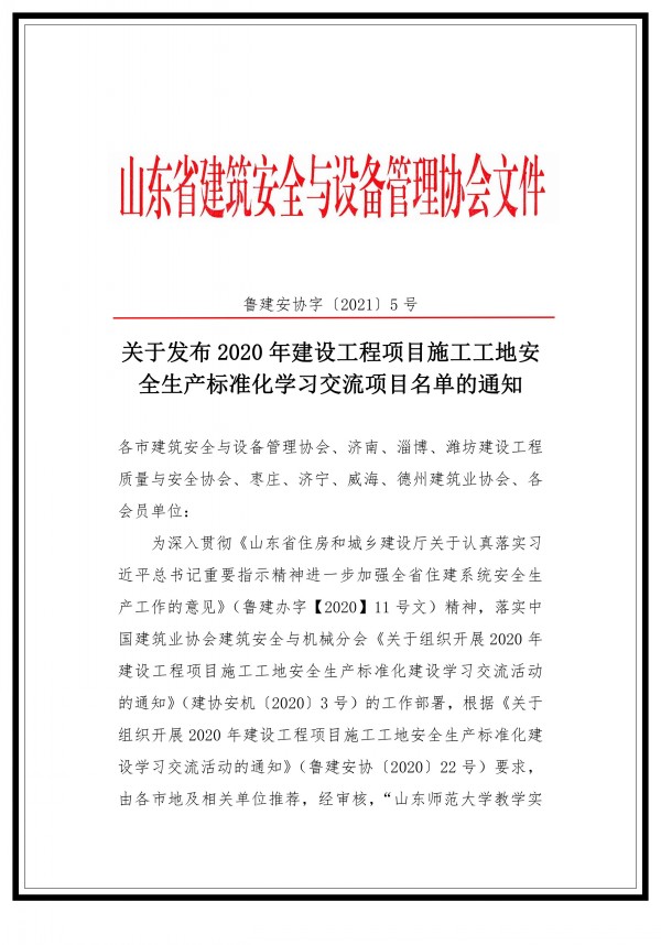 2020年建設工程項目施工工地安全生產(chǎn)標準化學習交流項目